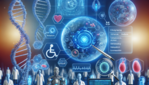 你对于人工智能(AI)对于精准医疗和基因编辑的应用有何看法？