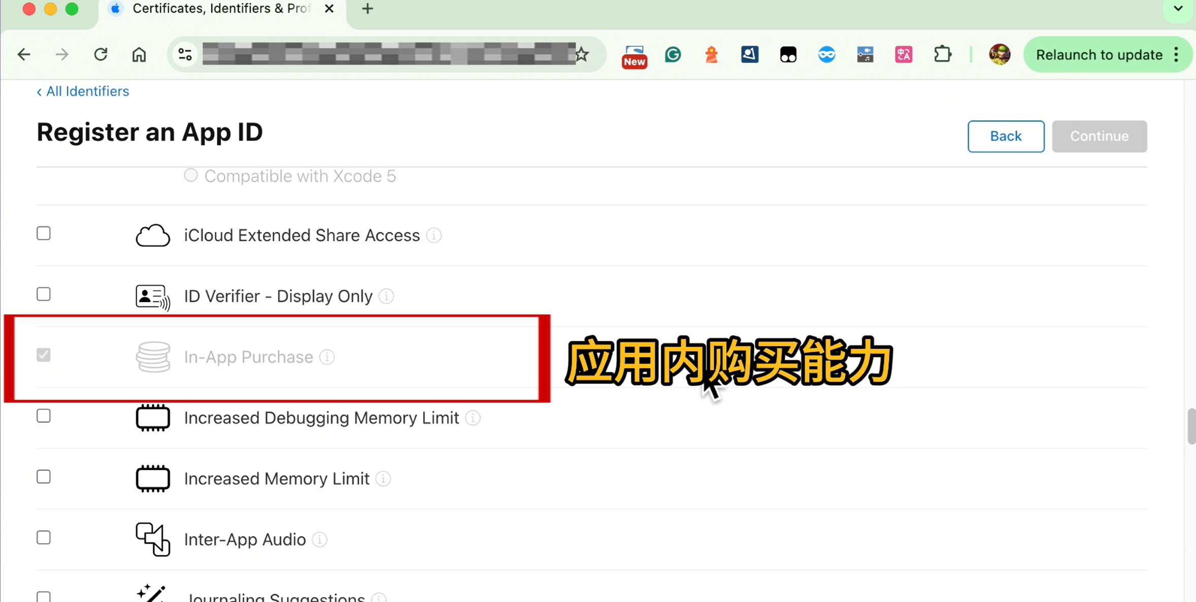 苹果开发者帐号bundle ID