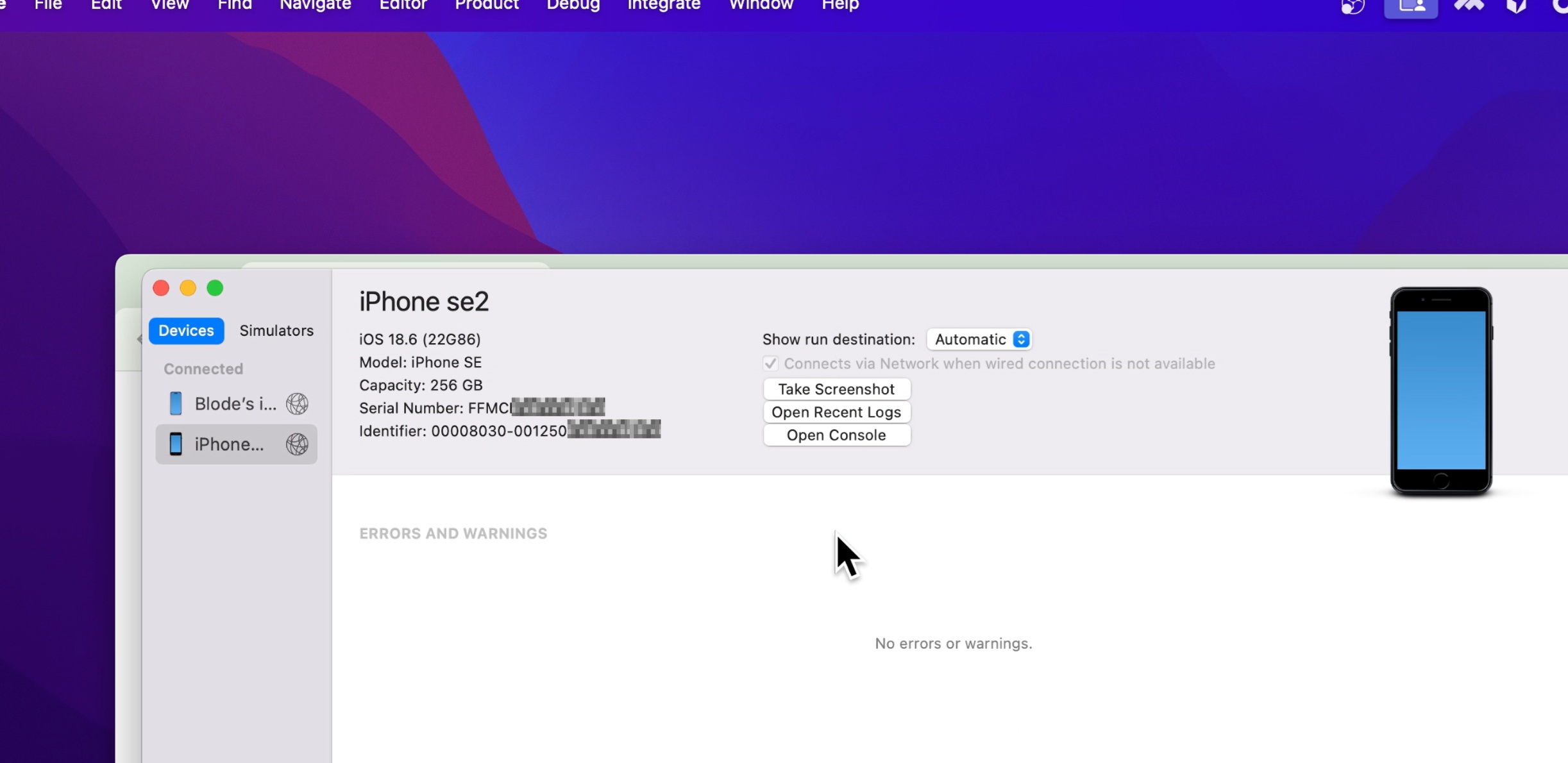 苹果开发者帐号添加设备UDID